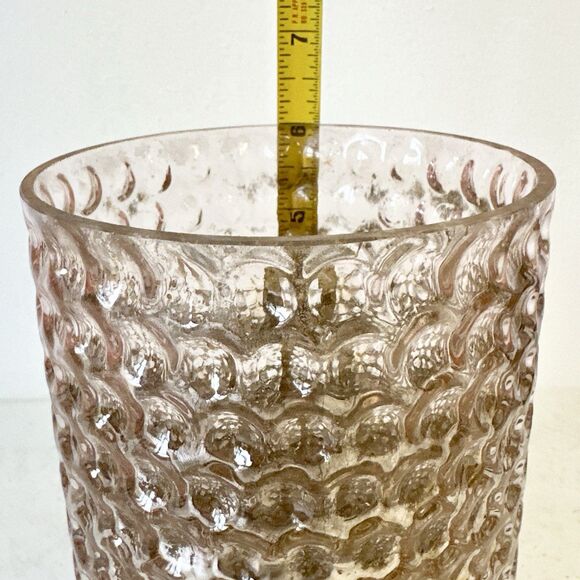 One 6” Rose Pink Mercury Glass Votive Candle Holders Home‎ Decorations - Picture 2 of 5